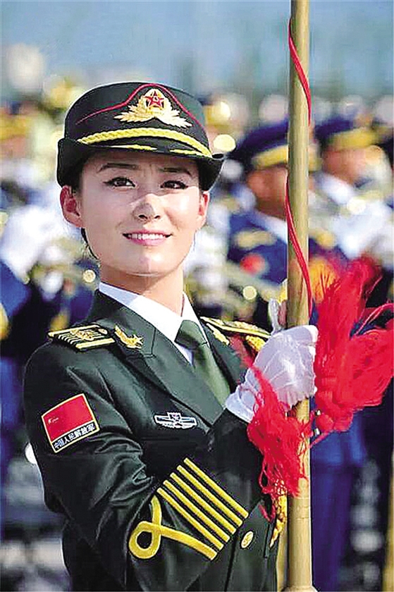 灵石籍女兵宋琪担任9·3阅兵军乐团分指挥